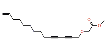 Methyl 2-(13-tetradecaen-2,4-diynyloxy)-acetate